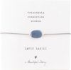 A Beautiful Story Armbanden Gemstone Card Lapis Lazuli Silver Plated Bracelet Zilverkleurig online kopen