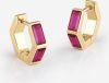 Guess Oorbellen Huggie Me JUBE03133JWYGFCT Goudkleurig online kopen