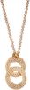 KLiNGEL Ketting met glasparels Beige online kopen