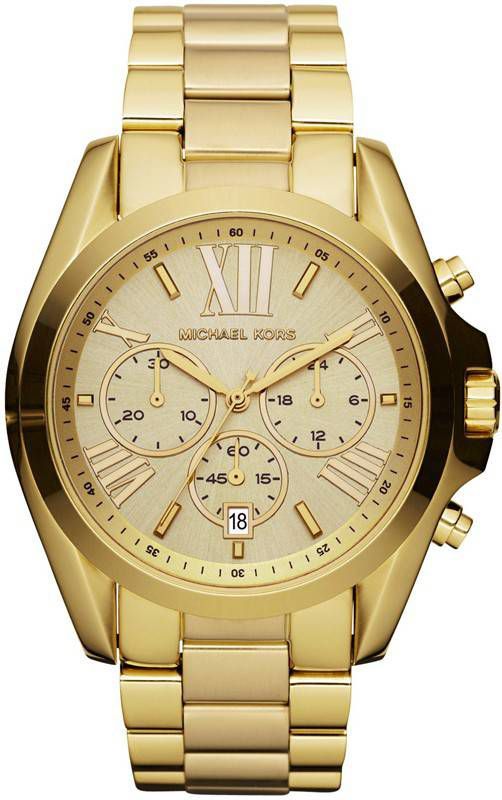 Michael Kors Bradshaw Gold Mk5605 Watch , Geel, Dames online kopen