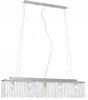 VidaXL Plafondlamp met kristallen kralen 104 cm zilverkleurig online kopen