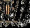VidaXL Plafondlamp met kristallen kralen rond E14 wit online kopen