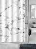 Kleine Wolke Douchegordijn Marble 180x200 cm wit en grijs online kopen