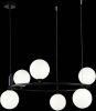 Maytoni Ring hanglamp 6 lamps zwart/wit online kopen