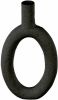 Present Time Decoratieve objecten Vase Ring oval high polyresin Zwart online kopen