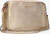 Michael Kors 9746 jet set medium camera bag leather pale gold online kopen