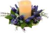 I.GE.A. Sierkrans Lavendel Op bord met LED kaars en sieraden rozenkrans decoratieve kom tafeldecoratie middenstuk huwelijksdecoratie cadeauset(3 stuks ) online kopen