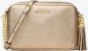 Michael Kors 9746 jet set medium camera bag leather pale gold online kopen