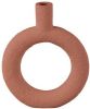Present Time Decoratieve objecten Vase Ring round polyresin Oranje online kopen