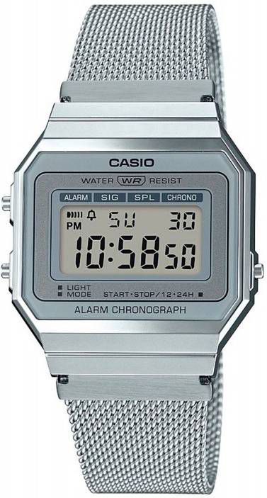 Casio Horloges Vintage Iconic A700WEM 7AEF Zilverkleurig online kopen